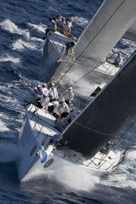 ALFA ROMEO, Neville Crichton leads RAN, Niklas Zennstrom - Maxi Yacht Rolex Cup ©  Rolex / Carlo Borlenghi http://www.carloborlenghi.net